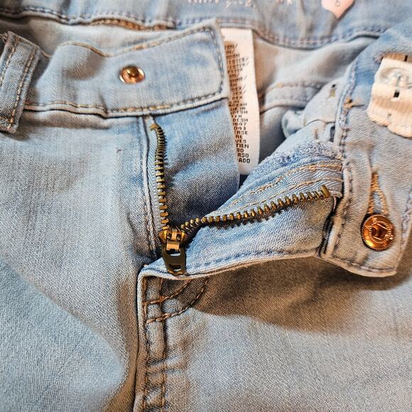 Celebrity Pink Girl's Size 6 Light Wash Skinny Jeans - Picture 2 of 5